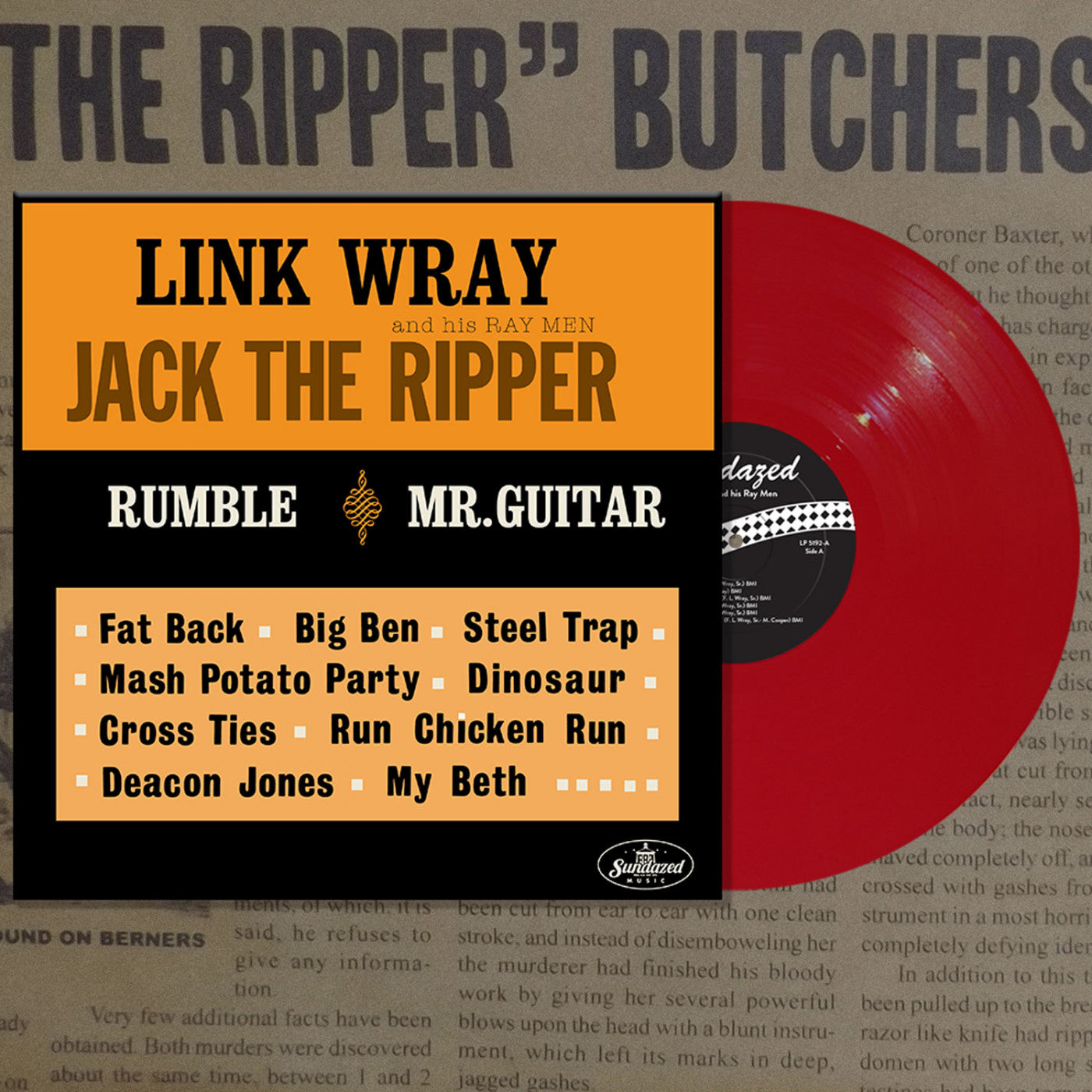 Link Wray - Jack The Ripper - LP { Vinyl LP }
