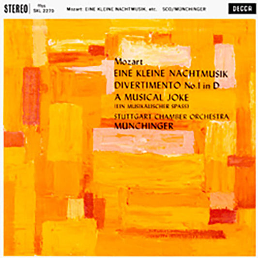 Karl Munchinger - Mozart: Eine Kleine Nachtmusik/ Divertimento No. 1/ A Musical Joke - Speakers Corner LP { Vinyl LP }