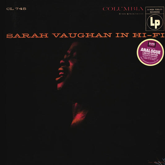 Sarah Vaughan - Sarah Vaughan In Hi-Fi - Pure Pleasure LP { Vinyl LP }