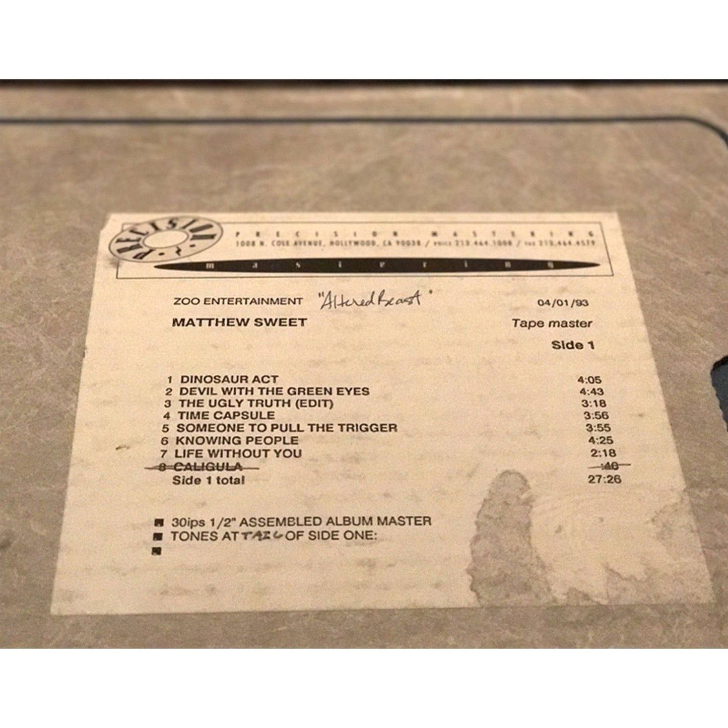 Matthew Sweet - Altered Beast -Intervention Records SACD { Vinyl LP }