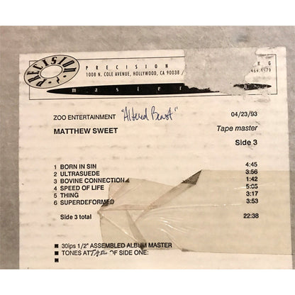 Matthew Sweet - Altered Beast -Intervention Records SACD { Vinyl LP }