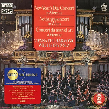 Will Boskovsky - New Year's Day Concert In Vienna - Decca Pure Analogue LP (With Cosmetic Damage) { Vinyl LP }