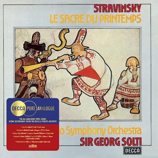 Georg Solti, Chicago Symphony Orchestra - Stravinsky: Le Sacre du printemps - Decca Pure Analogue LP { Vinyl LP }