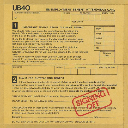 UB40 - Signing Off - LP { Vinyl LP }