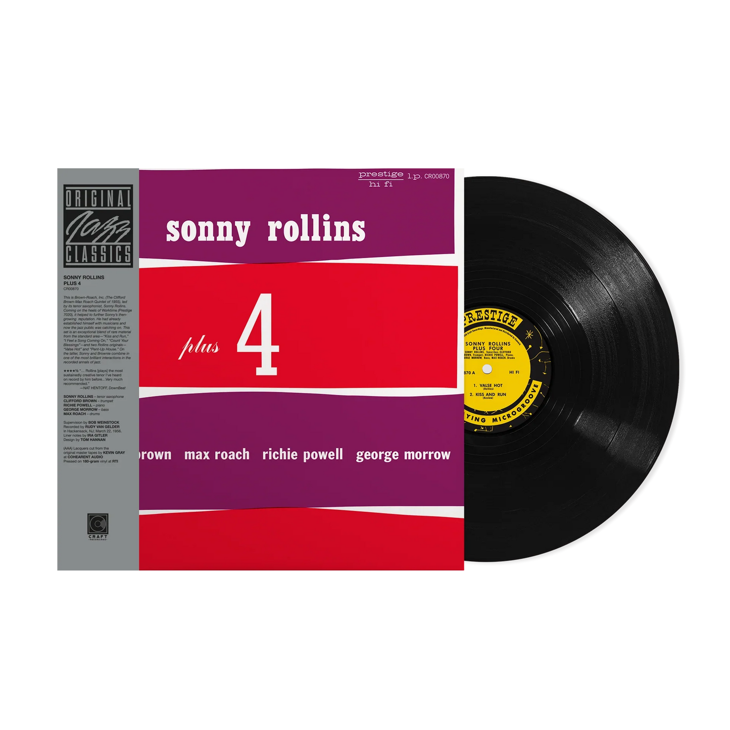 Sonny Rollins - Plus 4 - OJC LP { Vinyl LP }