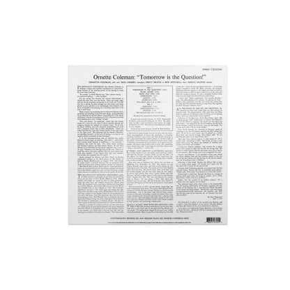Ornette Coleman - Tomorrow Is the Question! - Contemporary LP { Vinyl LP }
