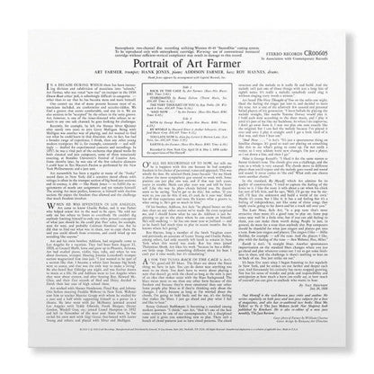Art Farmer - Portrait of Art Farmer - Contemporary LP { Vinyl LP }