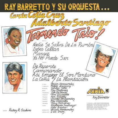 Celia Cruz, Ray Barretto & Adalberto Santiago - Tremendo Trio! - LP { Vinyl LP }
