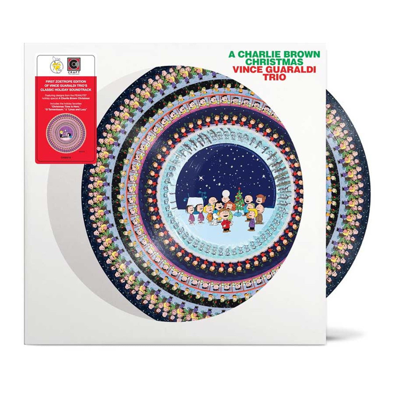 Vince Guaraldi Trio - A Charlie Brown Christmas (60th Anniversary) - Zoetrope Picture Disc LP { Vinyl LP }