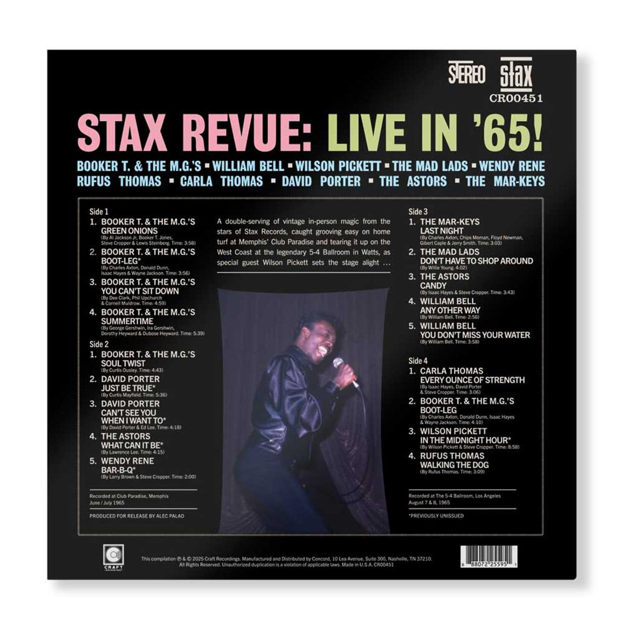 Various Artists - Stax Revue: Live in '65! - LP { Vinyl LP }