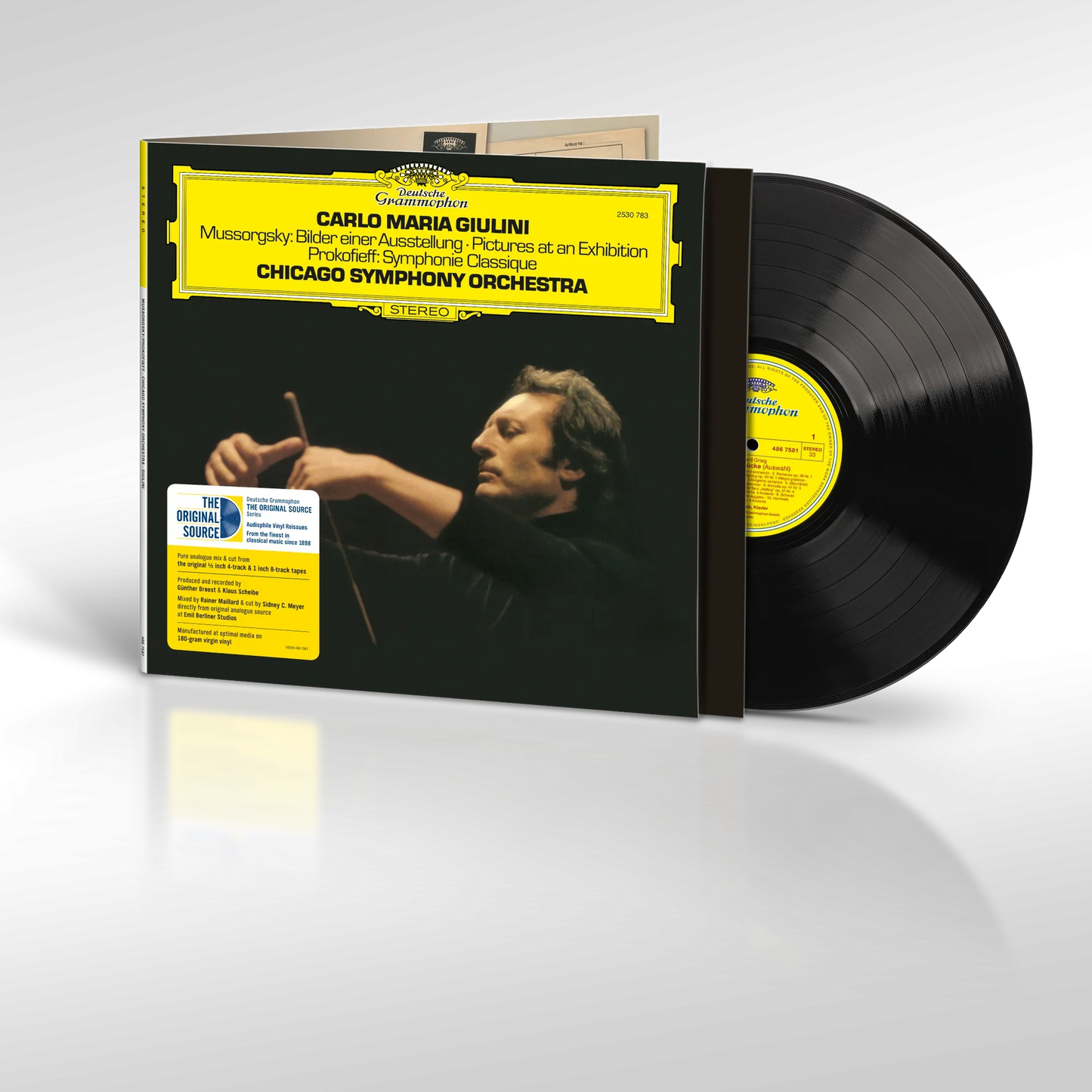 Carlo Maria Giulini/Chicago Symphony Orchestra - Mussorgsky: Pictures at an Exhibition; Prokofiev: Symphonie Classique - Original Source Series LP { Vinyl LP }