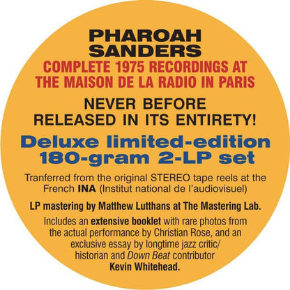 Pharoah Sanders - Love Is Here: The Complete Paris 1975 ORTF Recordings - LP { Vinyl LP }