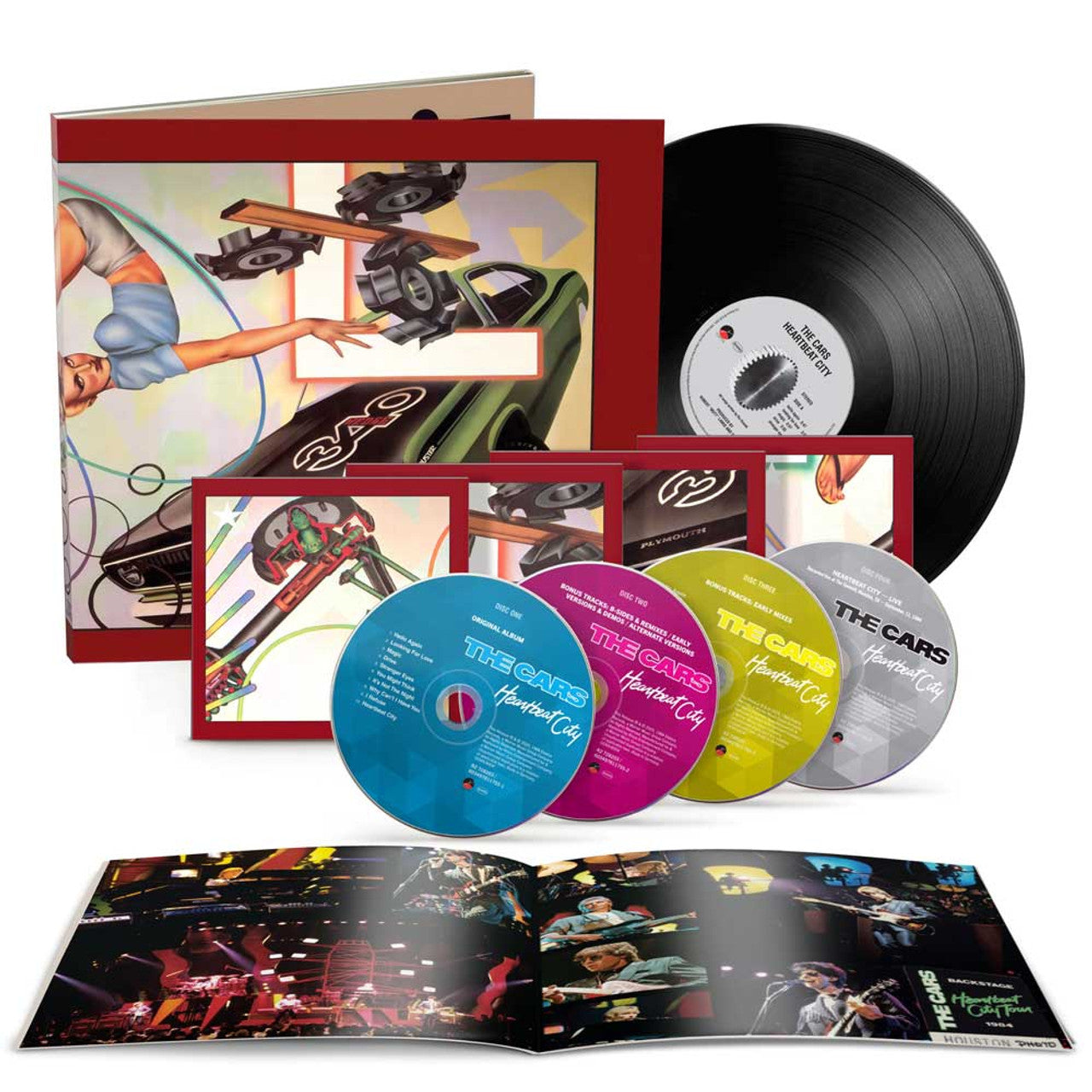The Cars - Heartbeat City (Deluxe Edition) - LP & 4x CD { Vinyl LP }