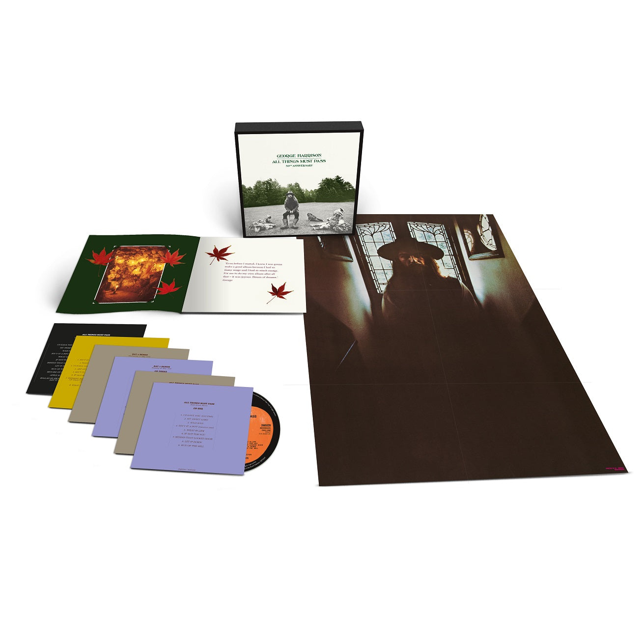 George Harrison - All Things Must Pass - 50th Anniversary - Super Deluxe 5x CD/Blu-ray { Vinyl LP }