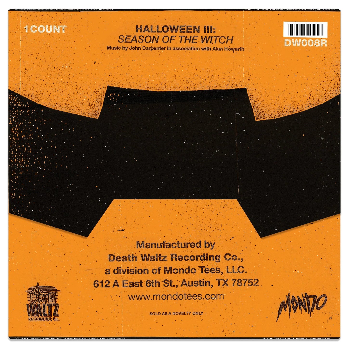 Halloween 3: The Season Of The Witch Original Soundtrack - LP { Vinyl LP }
