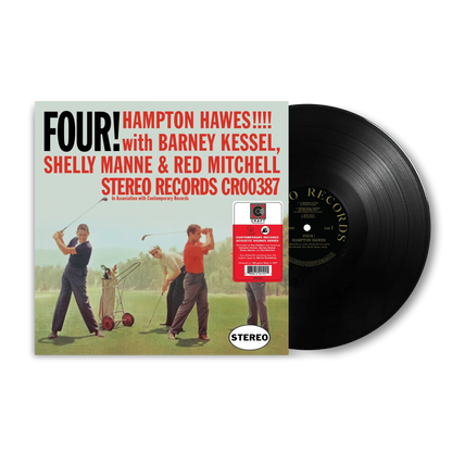 Hampton Hawes - Four! With Barney Kessel, Shelly Manne & Red Mitchell - Contemporary LP { Vinyl LP }