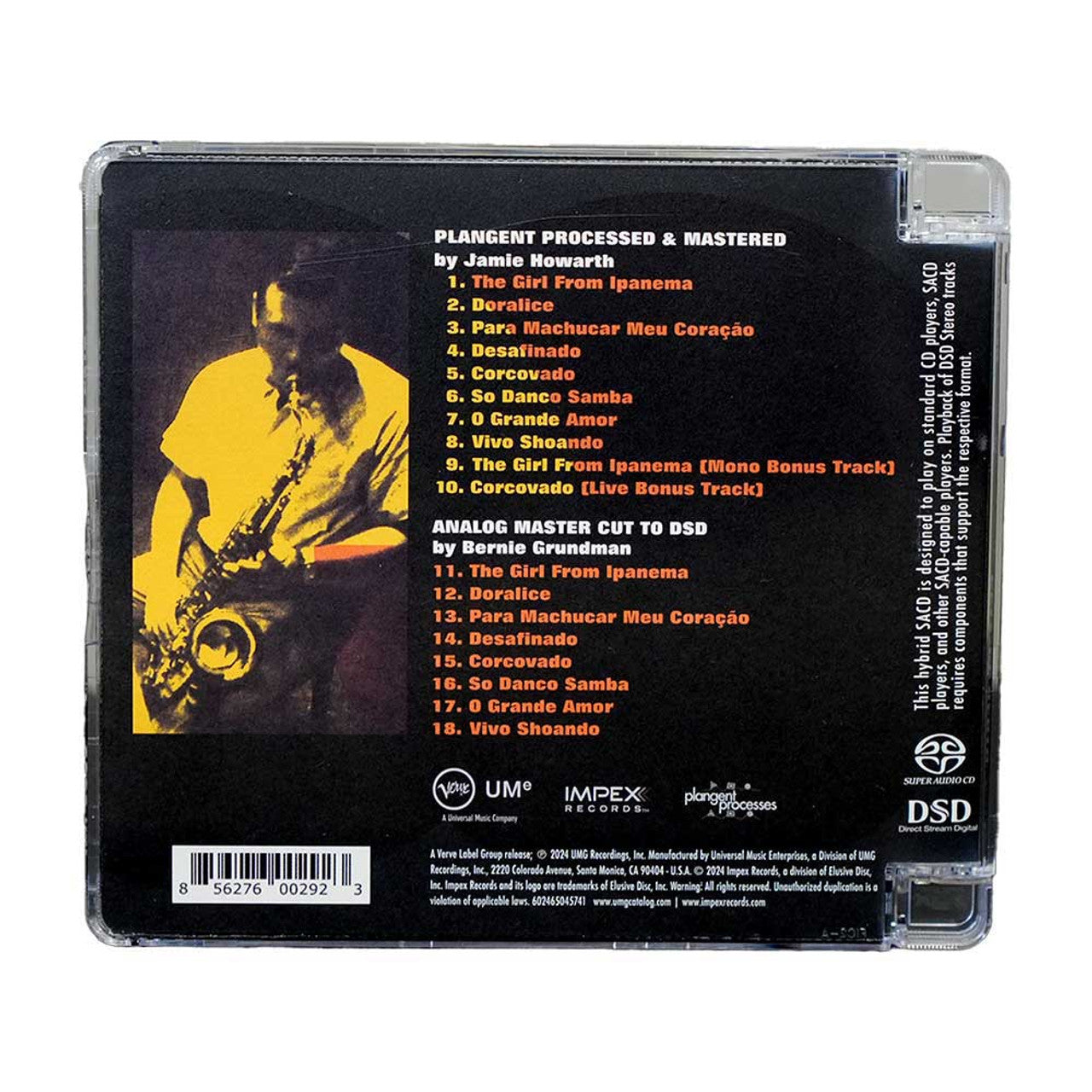 Stan Getz & Joao Gilberto - Getz/Gilberto - Impex Hybrid Stereo SACD { Vinyl LP }
