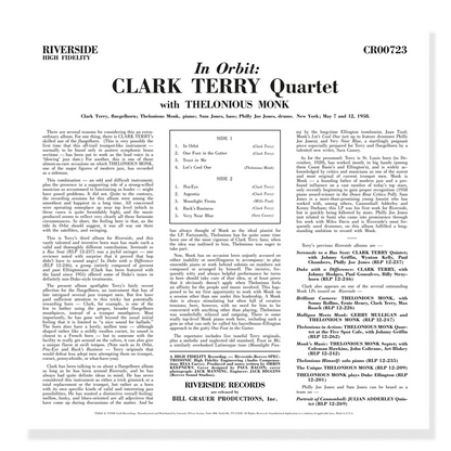 Clark Terry Quartet - In Orbit - OJC LP { Vinyl LP }