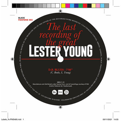 Lester Young - Le Dernier Message de Lester Young Barclay - Sam Records LP + 10” { Vinyl LP }