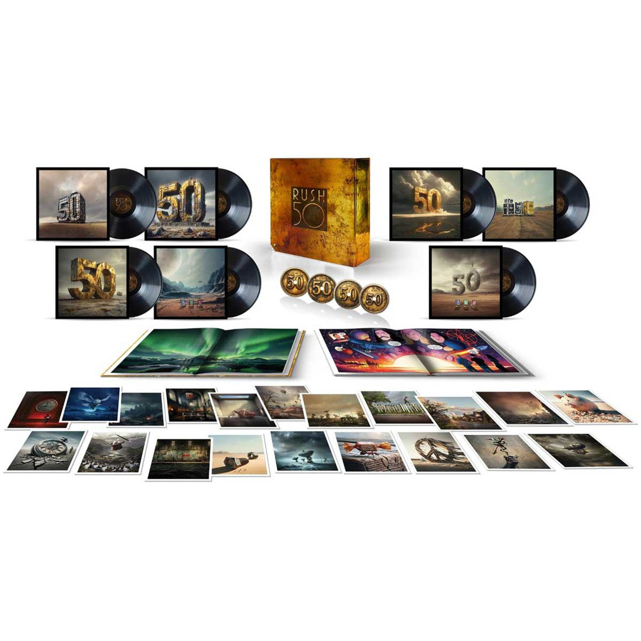 Rush - Rush 50 (Super Deluxe) - 7x LP, 4x CD & 2 Book Box Set { Vinyl LP }