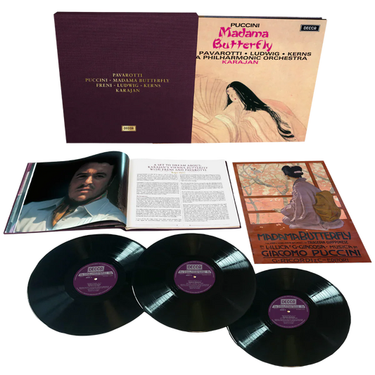 Luciano Pavarotti - Puccini: Madama Butterfly - LP Box Set { Vinyl LP }