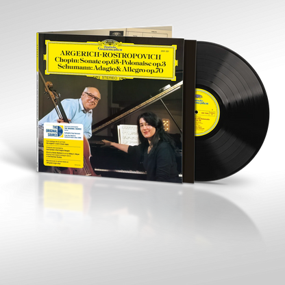 Martha Argerich & Mstislav Rostropovich - Chopin: Sonate Op. 65, Polonaise Op. 3 / Schumann: Adagio & Allegro Op. 70 - Original Source Series LP { Vinyl LP }