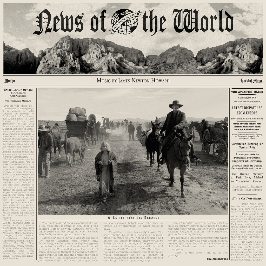 News Of The World - Original Motion Picture Soundtrack - LP { Vinyl LP }
