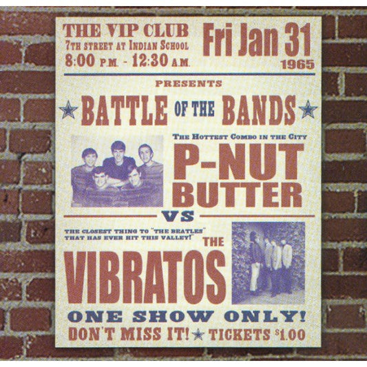 P-Nut Butter / The Vibratos - The VIP Club Presents Battle Of The Bands P-Nut Butter Vs. The Vibratos - CD { Vinyl LP }