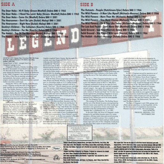 Various Artists - Legend City - Vol. 1 - LP { Vinyl LP }