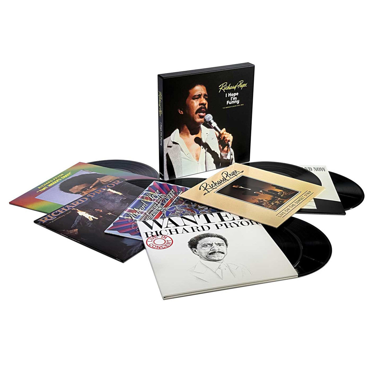 Richard Pryor - I Hope I'm Funny: The Warner Albums (1974-1983) - Box Set LP { Vinyl LP }