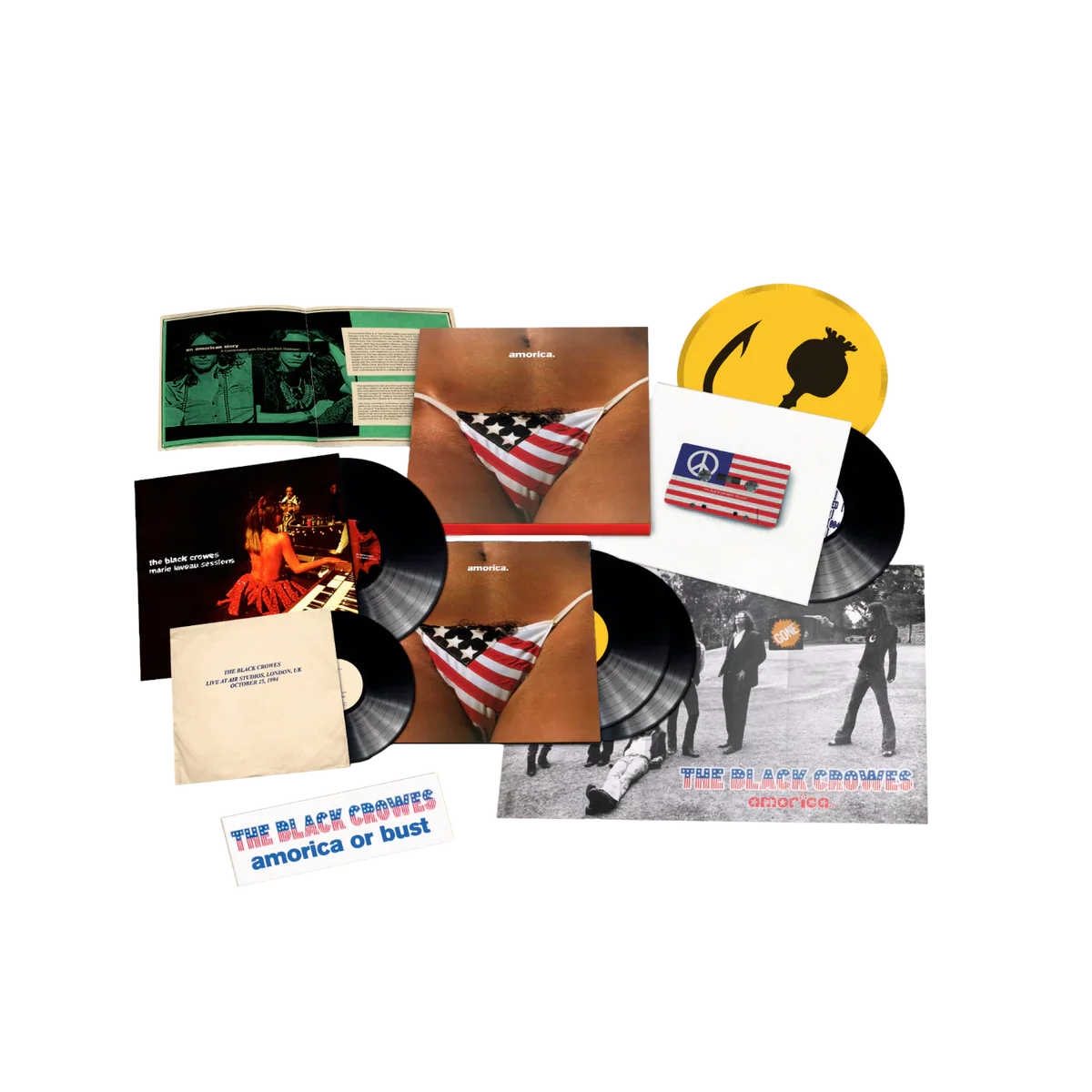 The Black Crowes - Amorica. - Super Deluxe LP Box Set { Vinyl LP }