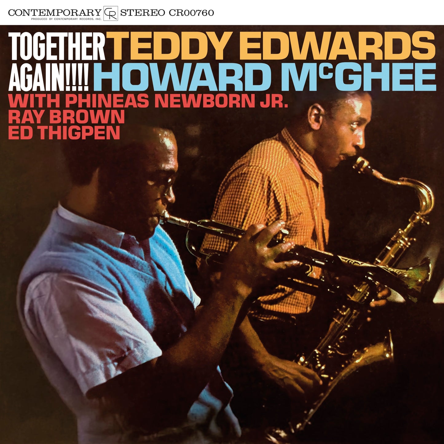 Teddy Edwards & Howard McGhee - Together Again!!!! - Contemporary LP { Vinyl LP }