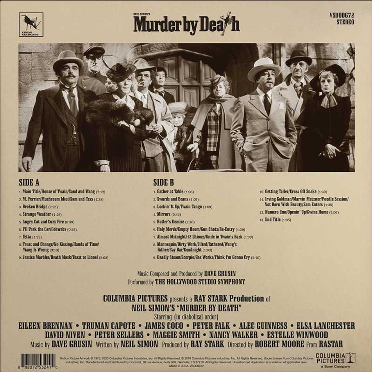 Murder by Death - Original Motion Picture Soundtrack - LP { Vinyl LP }