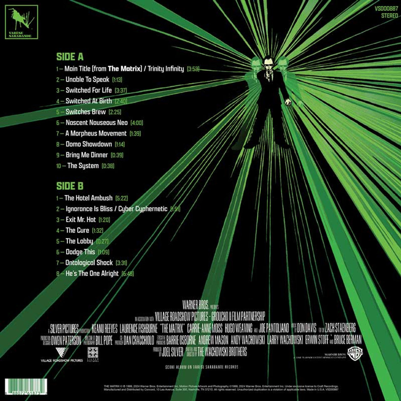 The Matrix (25th Anniversary) - Original Motion Picture Soundtrack - LP { Vinyl LP }