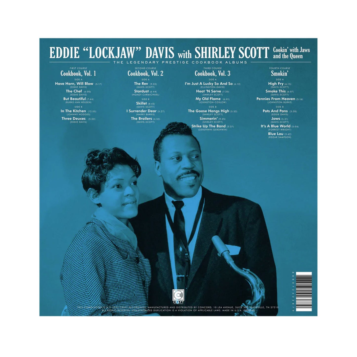 Eddie "Lockjaw" Davis with Shirley Scott - Cookin' - 4x LP Box Set { Vinyl LP }