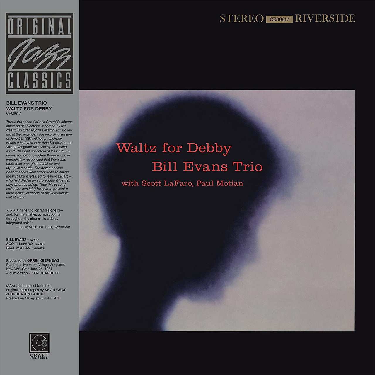 Bill Evans Trio - Waltz for Debby - OJC LP { Vinyl LP }
