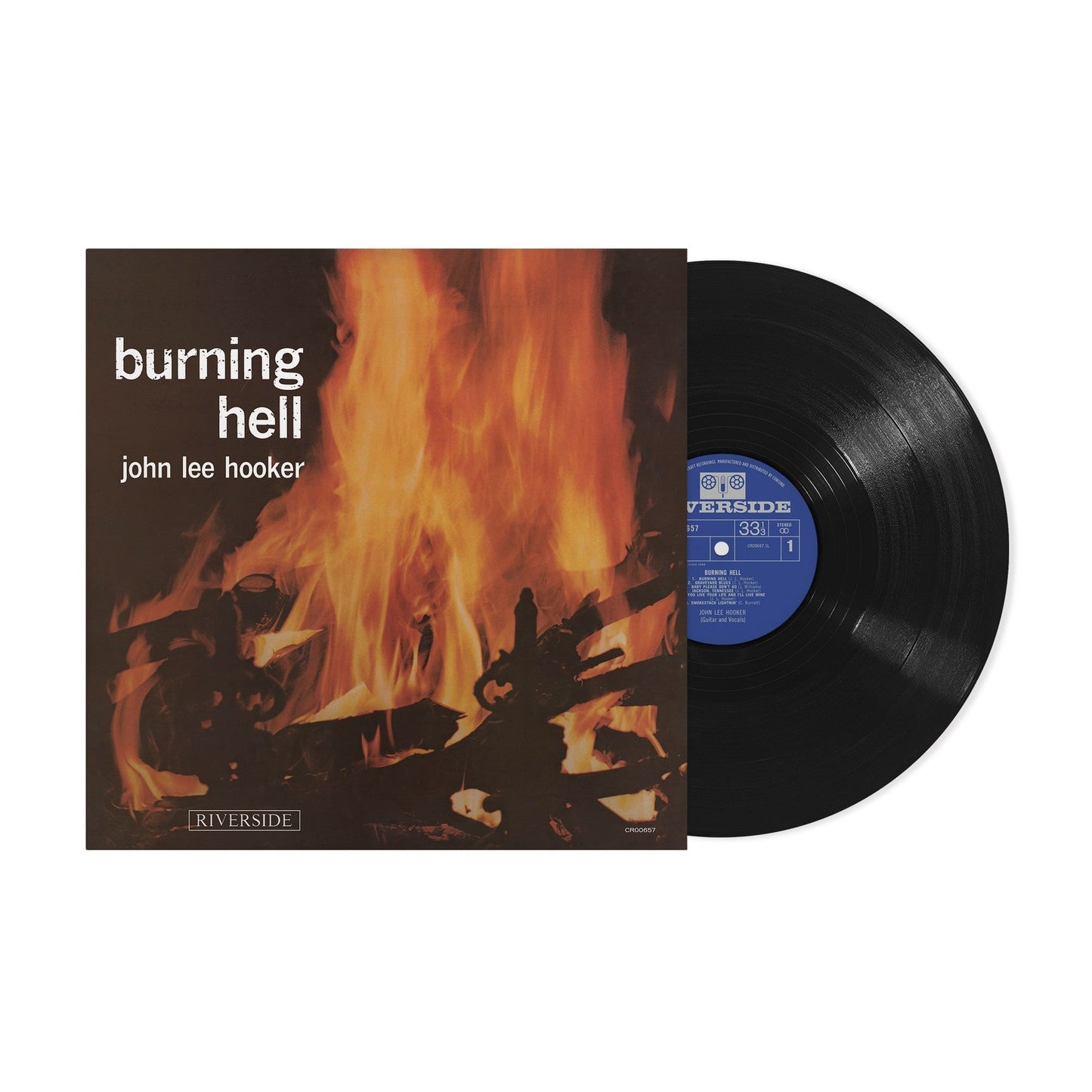 John Lee Hooker - Burning Hell - Bluesville Acoustic Sounds LP { Vinyl LP }