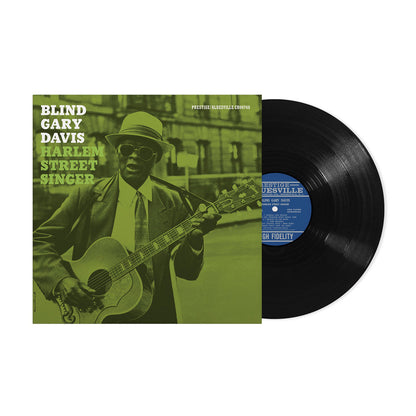 Blind Gary Davis - Harlem Street Singer - Bluesville Acoustic Sounds Series LP { Vinyl LP }