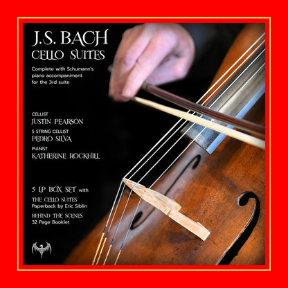 Justin Pearson, Pedro Silva & Katherine Rockhill - J.S. Bach Cello Suites - LP Box Set { Vinyl LP }