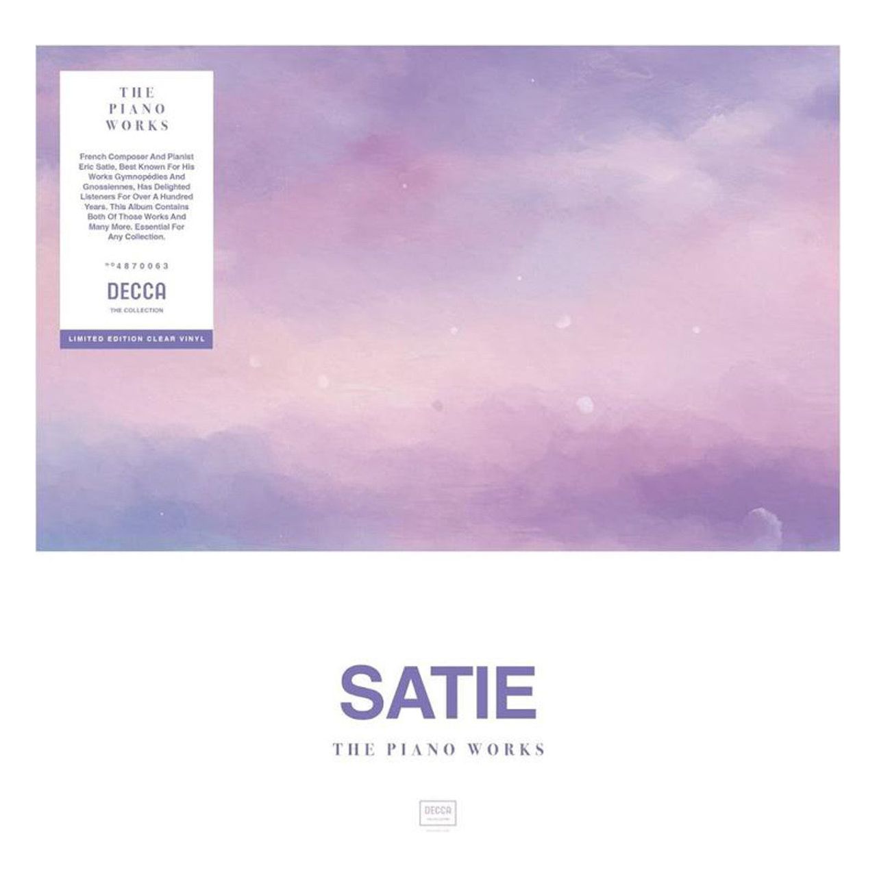 Erik Satie - Satie: The Piano Works - LP { Vinyl LP }