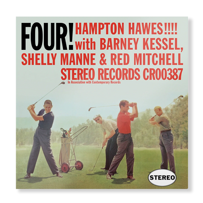 Hampton Hawes - Four! With Barney Kessel, Shelly Manne & Red Mitchell - Contemporary LP { Vinyl LP }