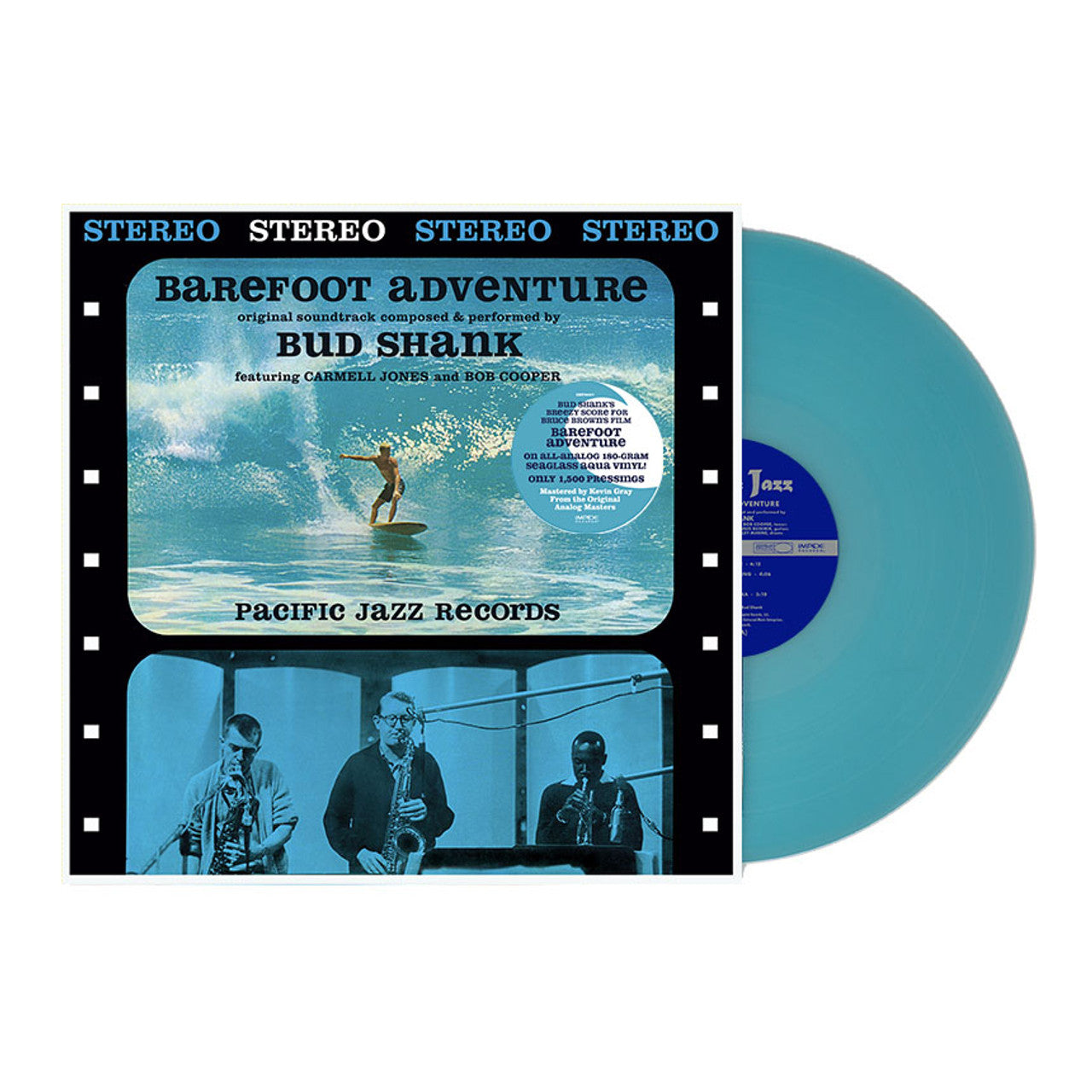 Bud Shank - Barefoot Adventure - Seaglass Vinyl - Impex LP { Vinyl LP }