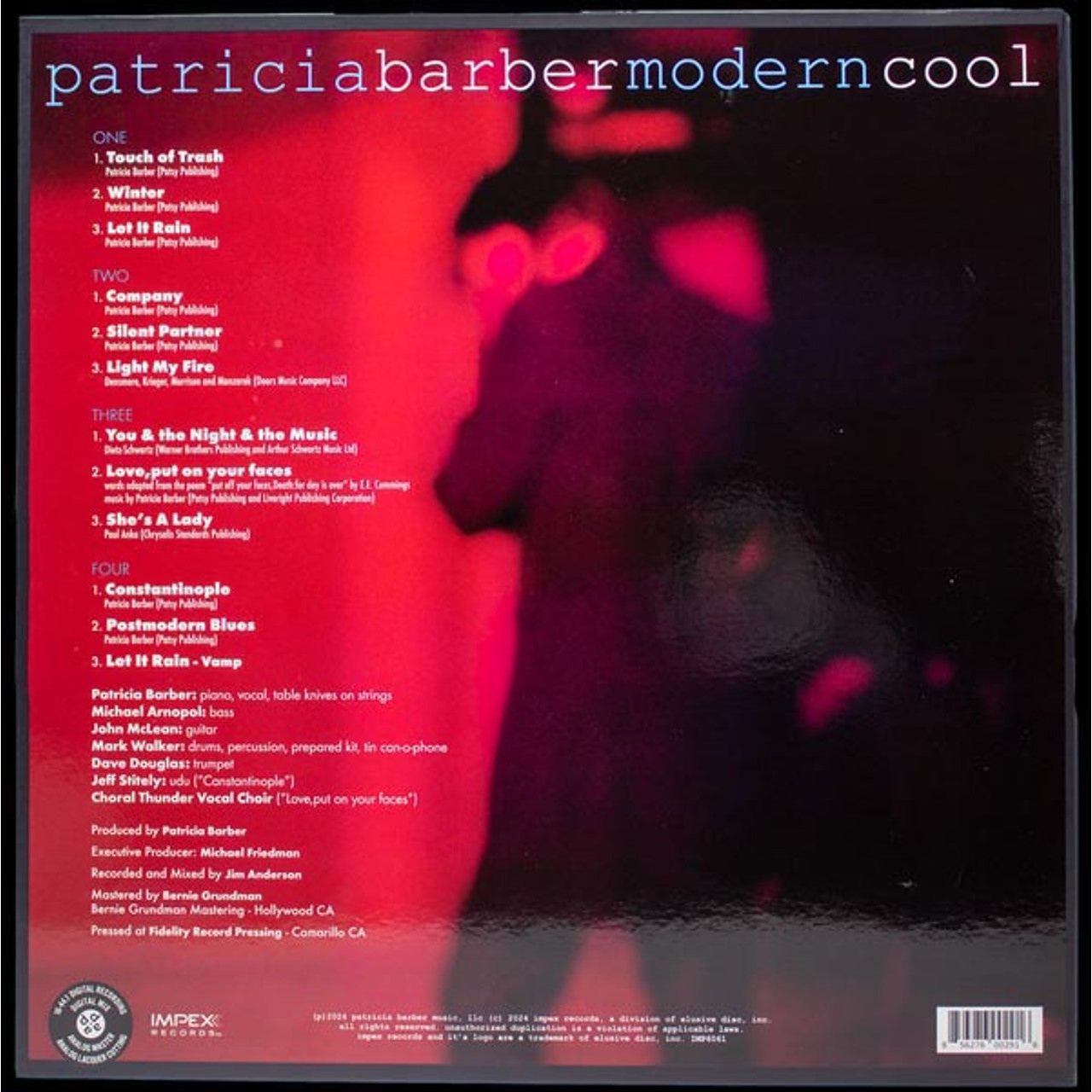 Patricia Barber - Modern Cool - Impex LP { Vinyl LP }