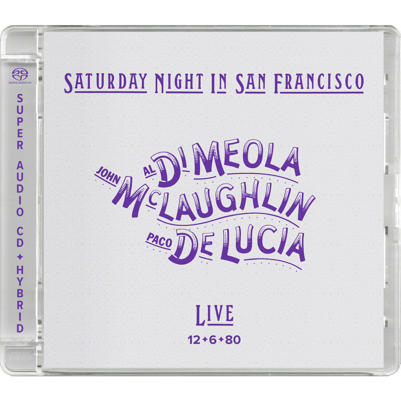 Al Di Meola, John McLaughlin & Paco DeLucia - Saturday Night In San Francisco - Impex SACD { Vinyl LP }