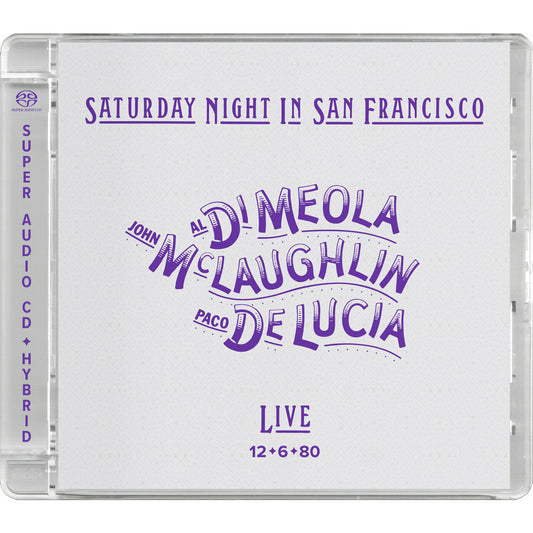 Al Di Meola, John McLaughlin & Paco DeLucia - Saturday Night In San Francisco - Impex SACD { Vinyl LP }