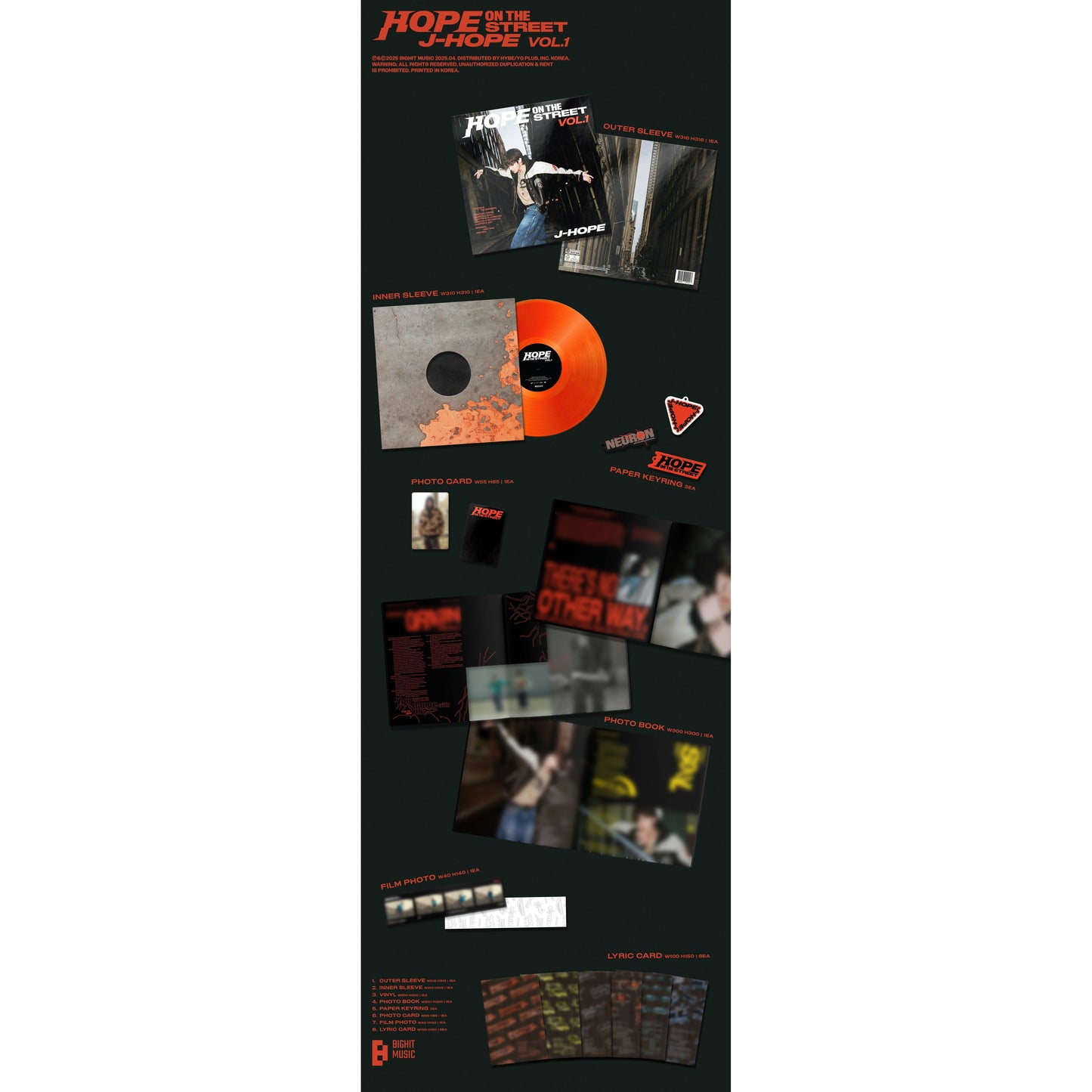 j-hope - Hope On The Streets Vol. 1 - LP { Vinyl LP }