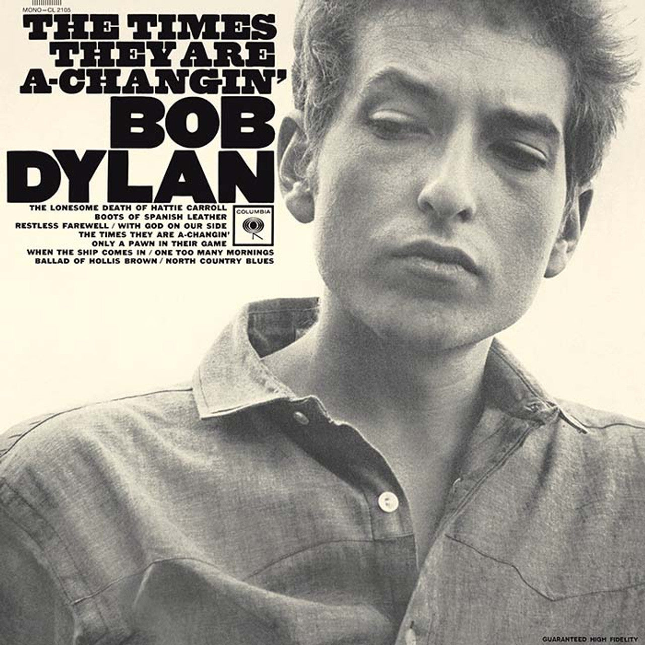 Bob Dylan - The Times They Are A-Changin' - Mono LP { Vinyl LP }
