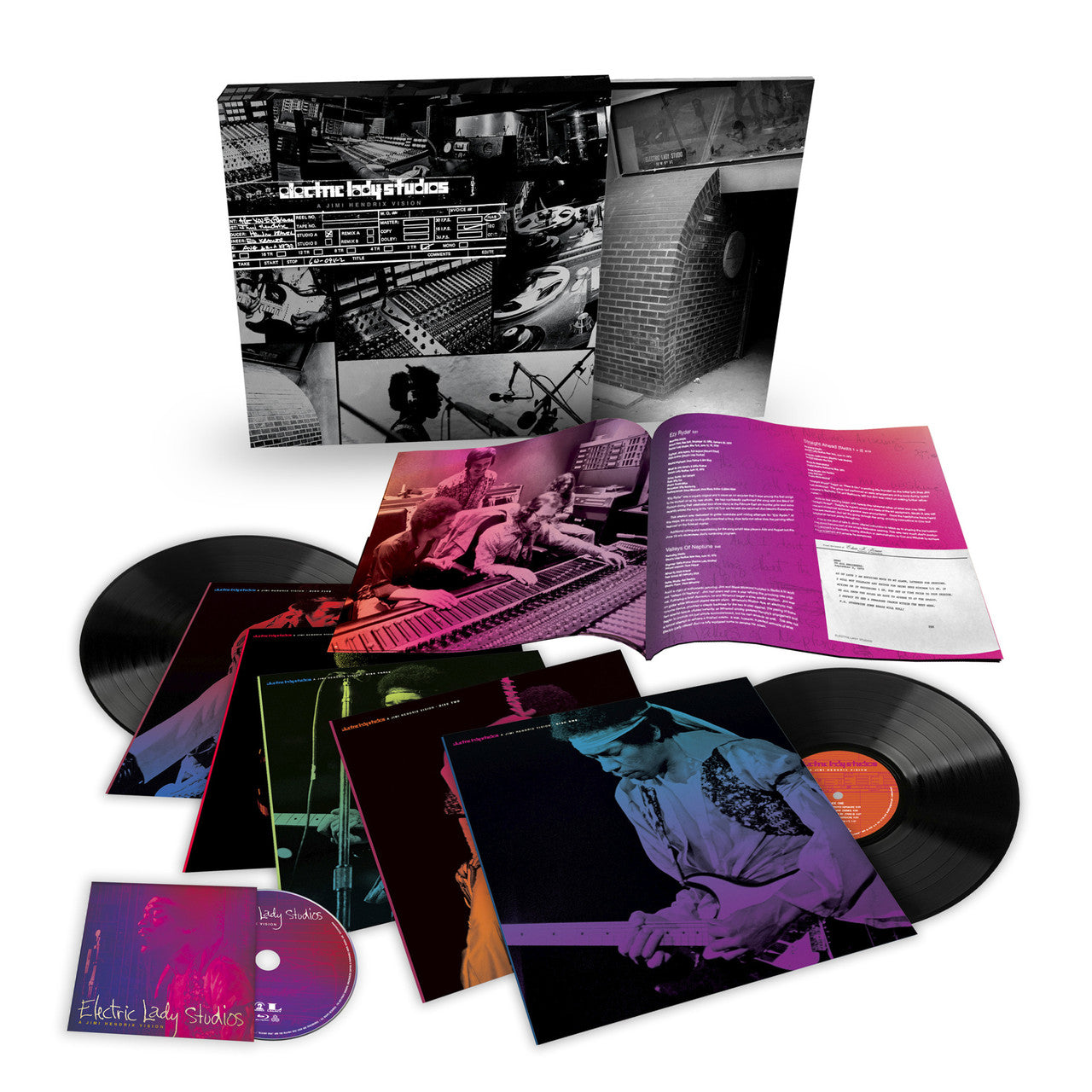 Jimi Hendrix - Electric Lady Studios: A Jimi Hendrix Vision - 5LP & Blu-Ray Box Set { Vinyl LP }