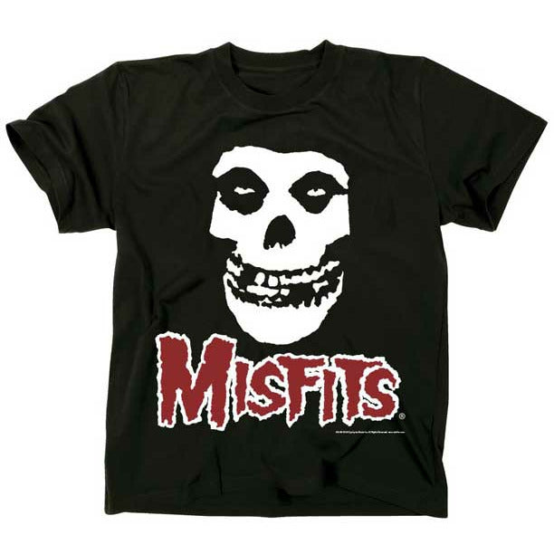 The Misfits - Fiend Skull Men's T-Shirt { Vinyl LP }