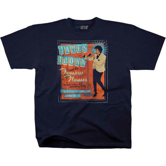 James Brown Famous Flames Men's T-Shirt { Vinyl LP }